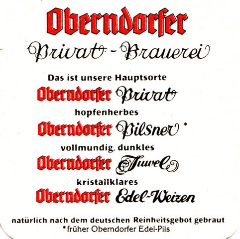 oberndorf rw-bw oberndorfer quad 1b (185-biersorten-schwarzrot) 